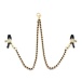 Liebe Seele - Nipple Clamps w Chain - Gold photo