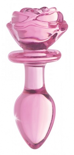 Booty Sparks - Rose Glass Anal Plug M - Pink photo