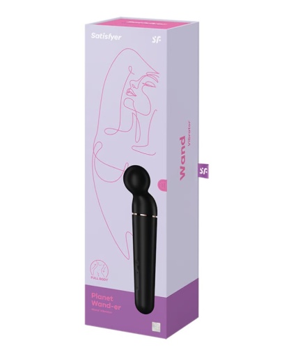 Satisfyer - 惑星奇迹按摩棒 - 黑色 照片