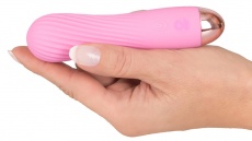 Cuties - Grooved Mini Vibrator - Pink photo
