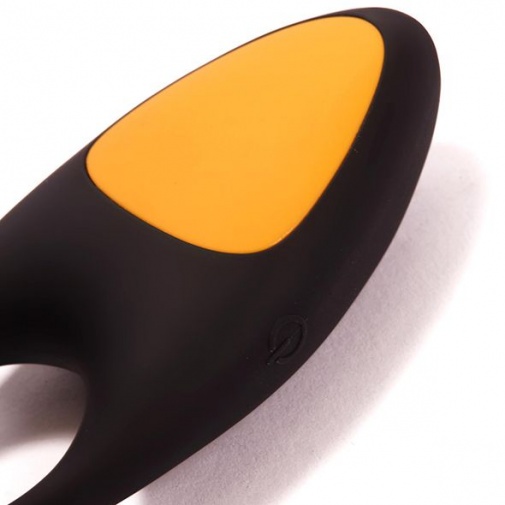 Pornhub - Turbo Cock Ring - Black & Yellow photo