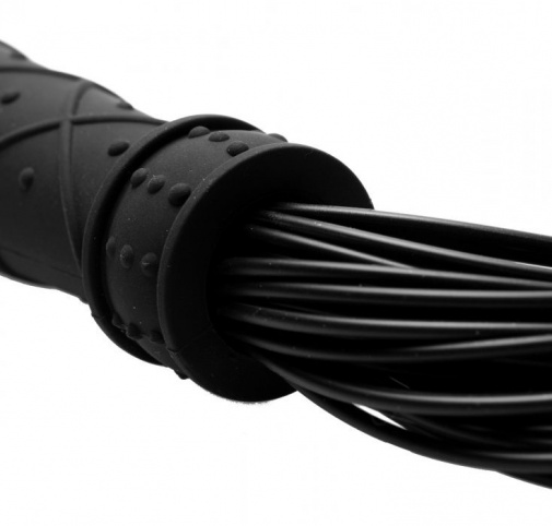 Frisky - Punish Me Silicone Flogger - Black photo