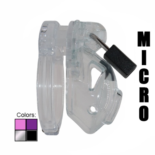 Locked in Lust - Vice Micro Chasity Cage - Black photo