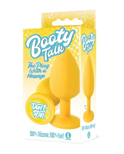 Icon Brands - Booty Talk Don't Stop Plug - Yellow photo