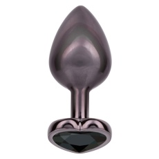 CEN - Jewel Heart Plug L - Black 照片