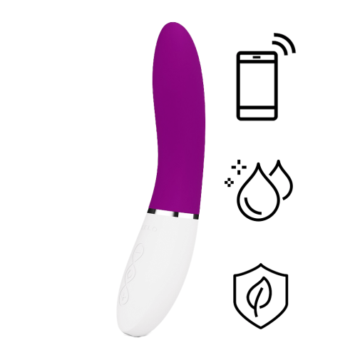 Lelo - Liv 3 优质G点震动棒 可连应用程式 - 深玫瑰色 照片