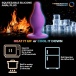 Squeeze-It - Tapered Anal Plug M - Purple photo-4