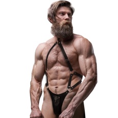 Fetish Submissive - Jock Strap 男性运动背带束带 - 黑色 照片