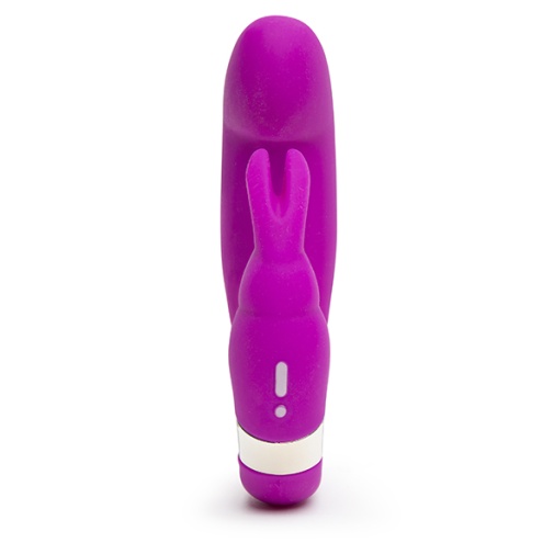 Happy Rabbit - G點及陰蒂刺激 彎曲形震動器 - 紫色 照片