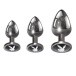Playboy - 3 Ways Butt Plugs Set - Black photo