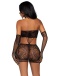 Leg Avenue - Kiss Me More Dress Set - Black photo-2