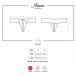 Obsessive - Miamor Crothchless Thong - Black - L/XL photo-12