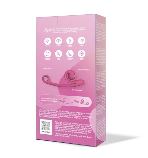 SVibe - Snail Curve Vibrator - Pink 照片