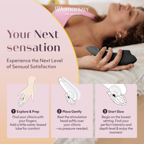 Womanizer - Next 阴蒂吸啜器 - 黑色 照片
