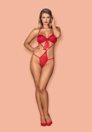 Obsessive - Giftella Teddy - Red - S/M photo