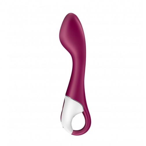 Satisfyer - Hot Spot 热感G点震动棒 - 莓红色 照片