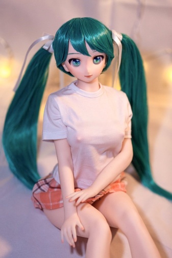 Miku Anime Mini Realistic Sex Doll, Skinny, Silicone with Vinyl Head 60 cm (2 ft) photo