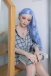Ava European Realistic Sex Doll, Blue Hair, Ultra Soft Silicone 160 cm (5’2 ft) photo-5