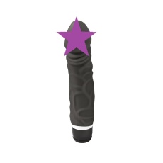 Seven Creations - Silicone Classic Vibrator M - Black photo
