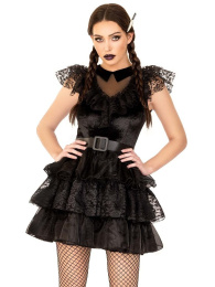 Leg Avenue - Raving Rebel Costume - Black - S photo