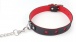 MT - Heart Collar w Leash - Black/Red photo-8