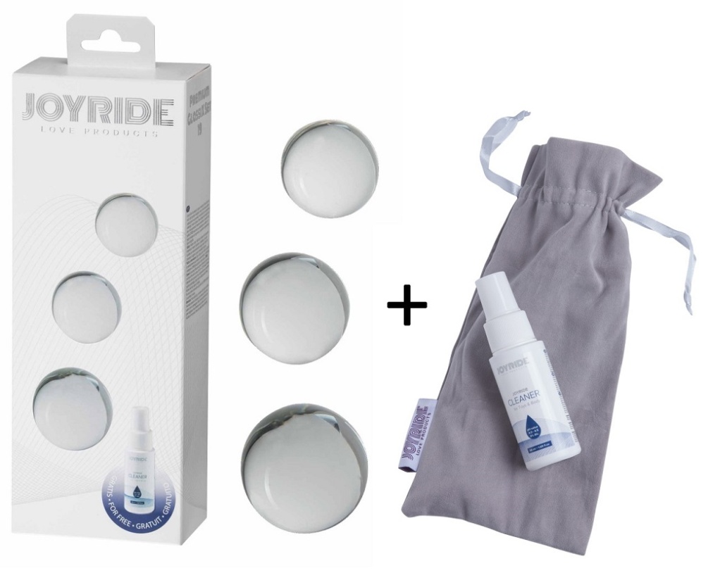 An elegant, high-quality series of handmade glass toys (... Joyride - Premium GlassiX Balls No.19 - Clear photo-2