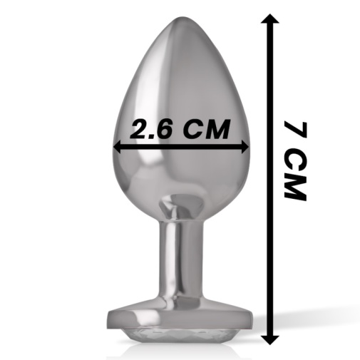 Intense - Metal Gem Plug S - Clear photo