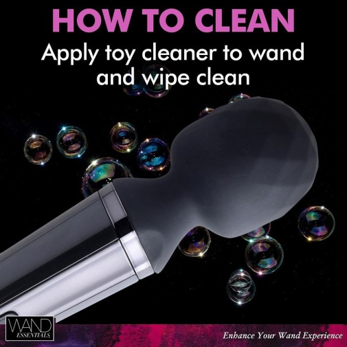 Wand Essentials - 24X 鑽石頭按摩器 - 黑色 照片