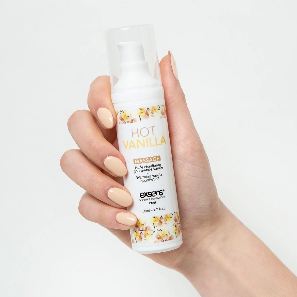 This warming gourmet massage gel is ideal for foreplay. When... Exsens - Hot Vanilla Warming Massage Oil - 50ml photo-4