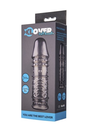 XLover - 阴茎延长套 13.5 公分 - 黑色 照片