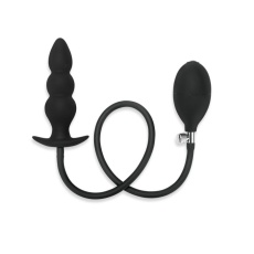 Me You Us - Inflatable Anal Beaded Plug - Black photo