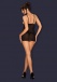 Obsessive - Lucita Chemise & Thong - Black - L/XL photo-4