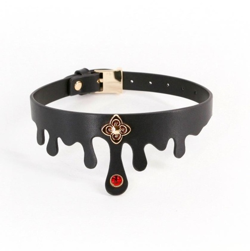 NS Novelties - Fetish & Fashion Elvira Collar - Black photo