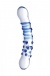 Prisms Erotic Glass - Blu Dual Ended Dildo - Clear photo