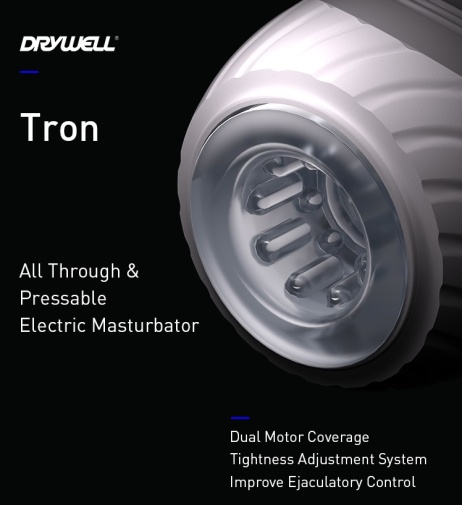 Drywell - Tron Vibro Masturbator - White photo
