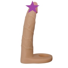 Lovetoy - 7" Ultra Soft Double Dildo - Flesh photo
