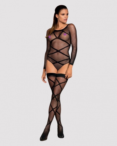 Obsessive - Bodystocking G320 - Black - S/M/L photo