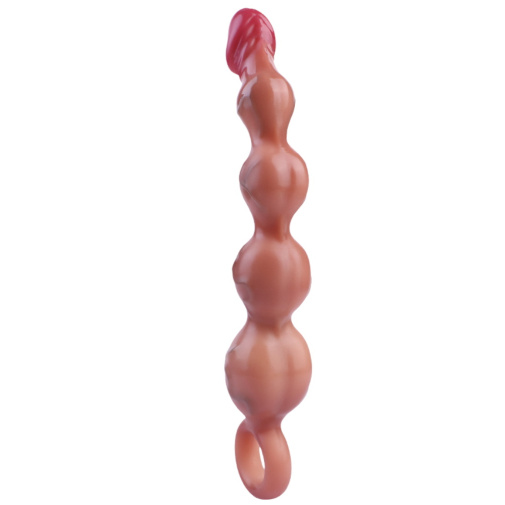 FAAK - Soul Vibro Anal Beads - Flesh 照片