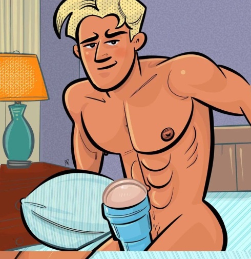 Fleshjack - Fantasy Power Bottom Boy Masturbator photo