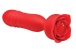 Bloomgasm - Rose Delight Thrusting Vibrator - Red photo-6