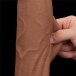 Lovetoy - 12" Sliding Skin Dildo - Brown 照片-4