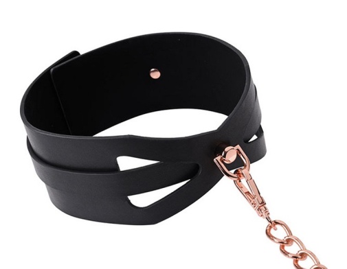 Sex&Mischief - Brat Collar w Leash - Black photo