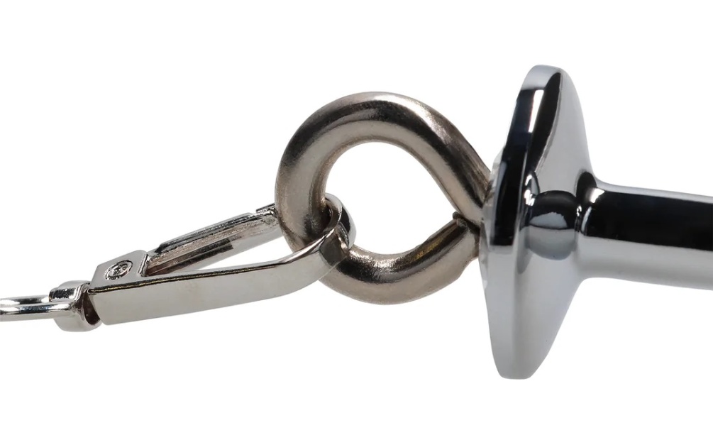 Has your partner been naughty or do you desire to teach them... Ouch - Hearts Paddle w Metal Anal Plug - Black photo-8