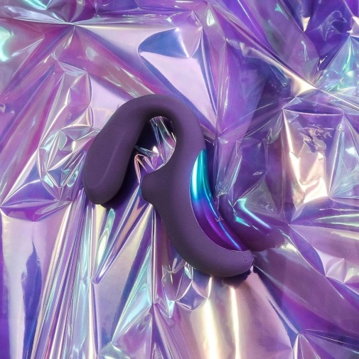 Lelo - Enigma Wave 阴蒂吸啜及G点三重刺激声波按摩器 - 科幻紫色 照片