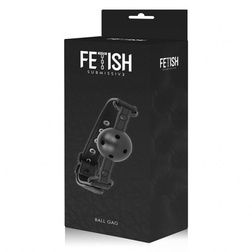 Fetish Submissive - Breathable Ball Gag - Black photo