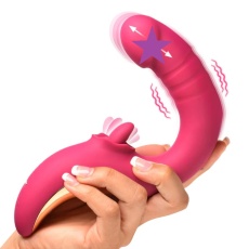 Lickgasm - Tease & Please Thrusting Licking Vibe - Pink photo
