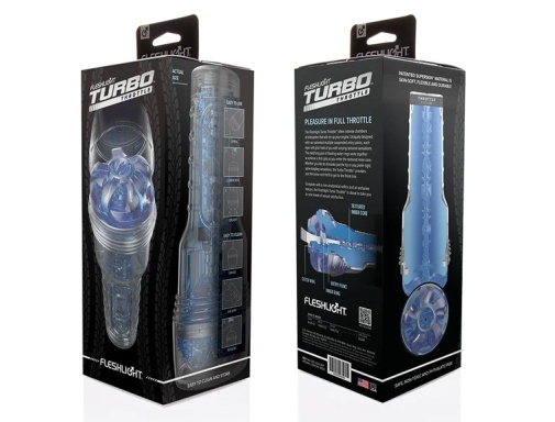 Fleshlight - Turbo Throttle 飛機杯 - 冰藍色 照片