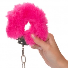 CEN - Ultra Fluffy Furry Cuffs - Pink photo