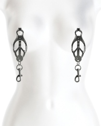 NS Novelties - Bound C3 Nipple Clamps - Gunmetal photo