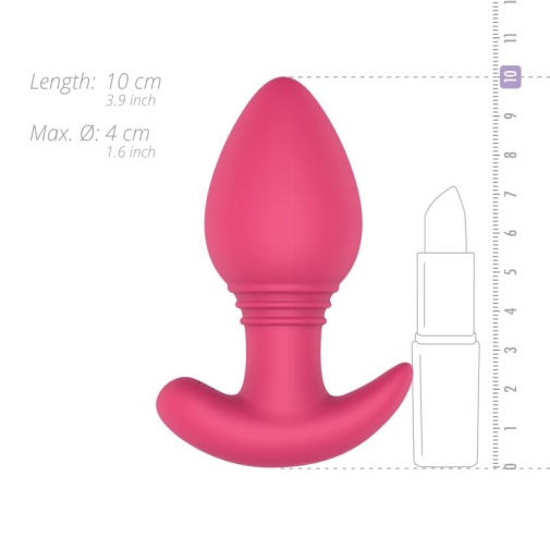 Easytoys - Axel 應用程式控制 震動肛門塞 - 粉紅色 照片